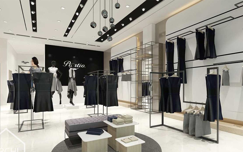mẫu thiết kế thi công shop showroom đẹp tại hcm