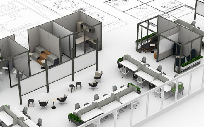 thiết kế văn phòng làm việc đẹp