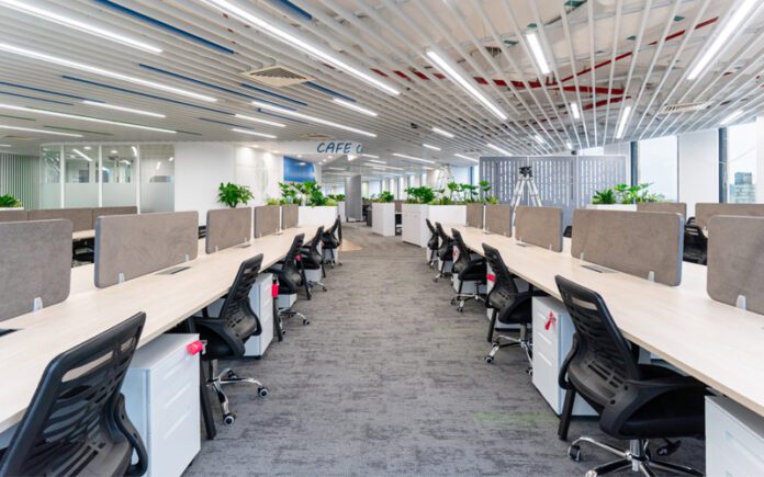 thiết kế văn phòng mở