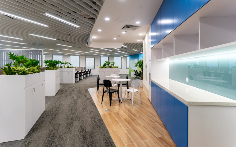 thiết kế văn phòng mở