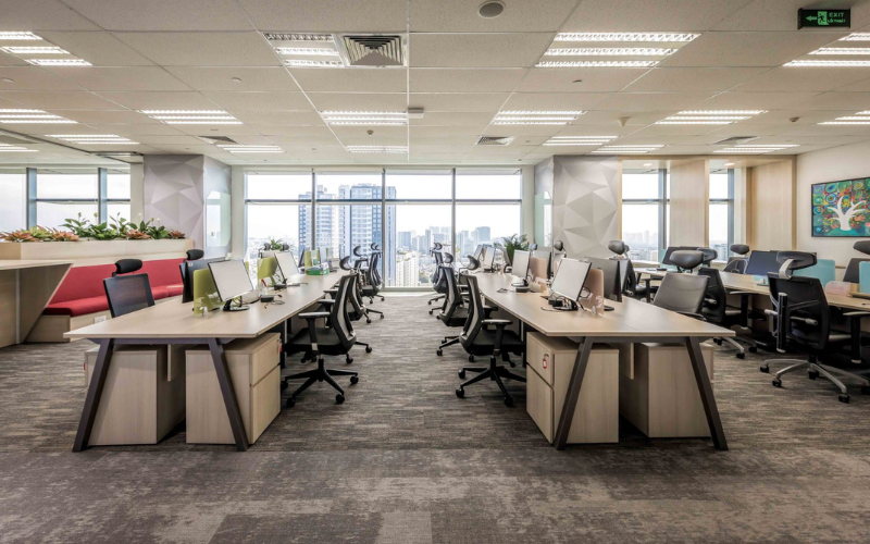 xem hướng bàn làm việc