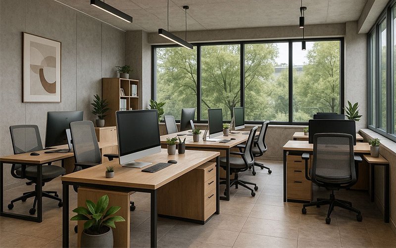 thiết kế văn phòng 40m2